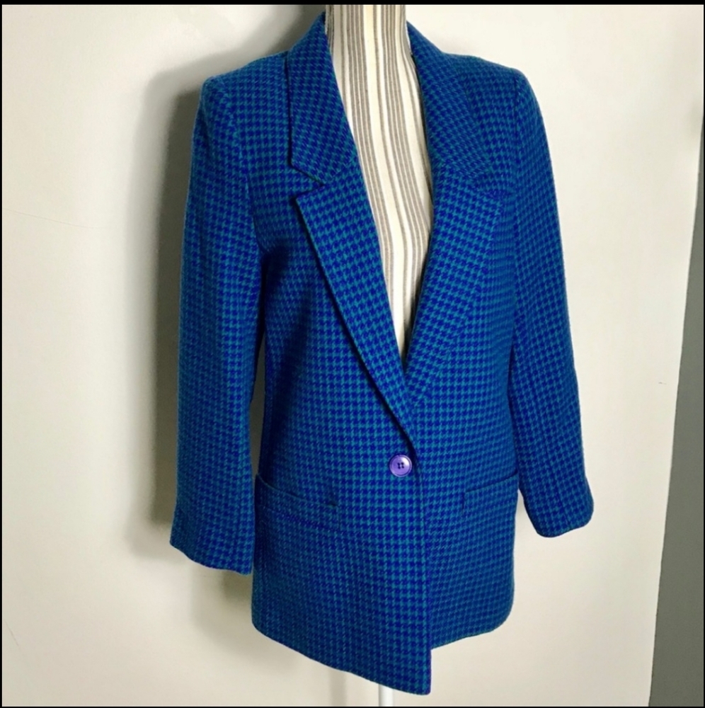 Pendleton Houndstooth Blazer - image 1